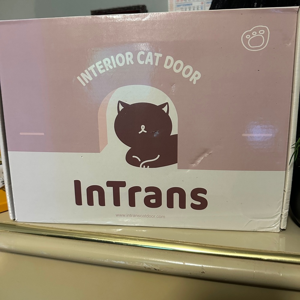 Pink Interior Cat Door